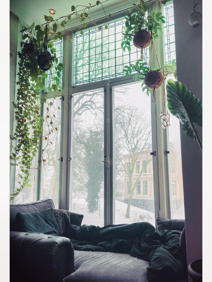 Lovely, 1898 Jugendstil Design Apartment, Old Haarlem City Centre, Fully Renovated With Parkview Near Amsterdam And Zandvoort, Bloemendaal Beach Buitenkant foto